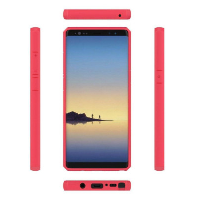 Husa Samsung Galaxy Note 8 shockproof acrylic Roz foto