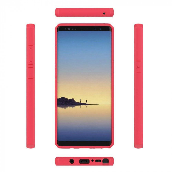 Husa Samsung Galaxy Note 8 shockproof acrylic Roz