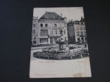 Carte Poștală Vintage Germania - &quot;Kaiser Karlsbrunnen&quot; Aachen ,cu Timbru și Ștampilă Originală, Circulata, Printata