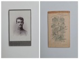 Fotografie de colectie CDV Atelier Z. Sumovsky (anterior Kondratsky), Portret de militar, Kishinev, Chisinau, Moldova, Basarabia, ca. 1890