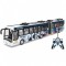 Autobuz cu telecomanda, 4 functii, lumini, cablu USB, scara 1:32