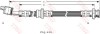 Conducta / cablu frana NISSAN ALMERA II Hatchback (N16) (2000 - 2016) TRW PHD480