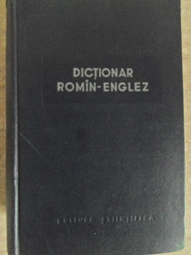 DICTIONAR ROMAN-ENGLEZ (CCA 30.000 DE CUVINTE)-LEON LEVITCHI-226149