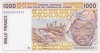 Bancnota Statele Africii de Vest 1.000 Franci 1999 - P211Bj UNC ( Benin - vezi descriere )