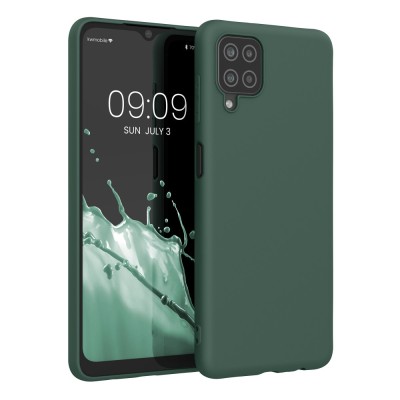 Husa pentru Samsung Galaxy A12, Silicon, Verde, 54048.169 foto