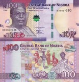 Bancnota Nigeria 100 Naira 2014 Comemorativa UNC