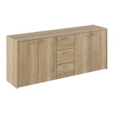 Cumpara ieftin Comoda PAL stejar sonoma Hugos 180x42x74.5 cm