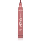 Oriflame The One Stain &amp; Stay ruj cu persistenta indelungata tip cariocă culoare Nude 2.5 g
