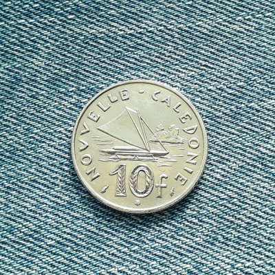 10 Francs 1977 Noua Caledonie / Nouvelle Caledonie foto
