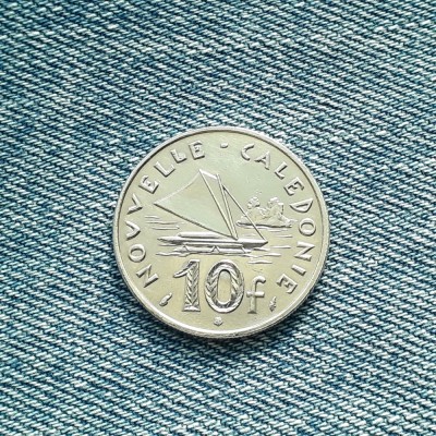 10 Francs 1977 Noua Caledonie / Nouvelle Caledonie foto