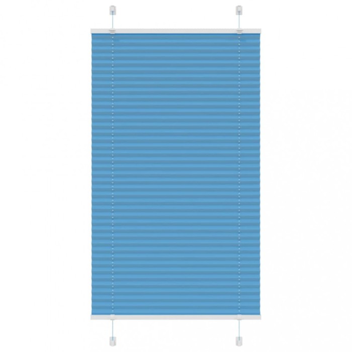 Jaluzea plisată Albastru 70x150 cm Lățime țesătură 69,4 cm