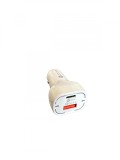 Cumpara ieftin &Icirc;ncărcător auto cu LED, 20W fast charge, dublu USB-A și USB-C, compatibil iPhone și Samsung, 12&ndash;24V