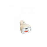 &Icirc;ncărcător auto cu LED, 20W fast charge, dublu USB-A și USB-C, compatibil iPhone și Samsung, 12&ndash;24V