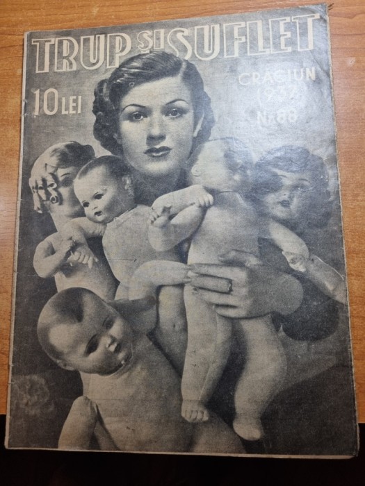 trup si suflet craciun 1937-urare de craciun,industria frumusetii,naia de spuma