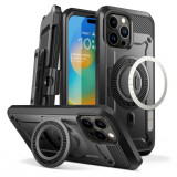 Husa Supcase UB Pro Mag MagSafe pentru Apple iPhone 15 Pro Negru, Carcasa