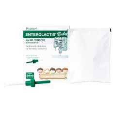 Supliment alimentar Enterolactis Baby, cu gust de biscuit, 10ml