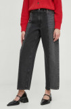 Levi&#039;s jeansi BAGGY CROP femei medium waist