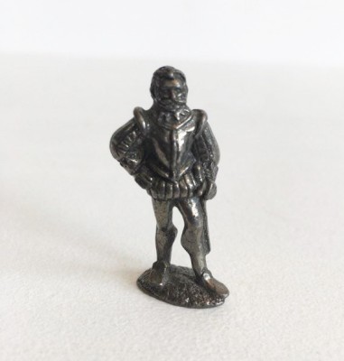 Figurina metal miniatura Don Quijote 3,8 cm foto
