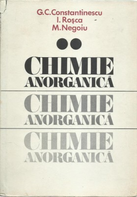 AS* - CONSTANTINESCU G.C. - CHIMIE ANORGANICA VOL. II foto