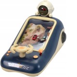 Simulator mare de condus pentru copii &ndash; volan interactiv, circuit de curse, 5 piese