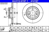 Disc frana ATE 24.0112-0197.1