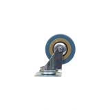 Roata pentru mobila, rola de cauciuc, pivotanta 3 inchi, albastru Z-TOOLS / ZTS 8123