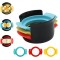 Feliator manual 3 in 1 pentru oua, plastic si otel, multicolor