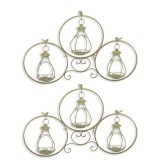 Set doua fantani pasarele din fier forjat antik green XW-48