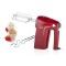 Mixer de mana ETA Cuore, 350 W, 4 viteze, TURBO, 2 teluri, 2 carlige, Rosu