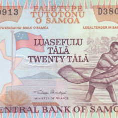 Bancnota Samoa 20 Tala (2002) - P35a UNC