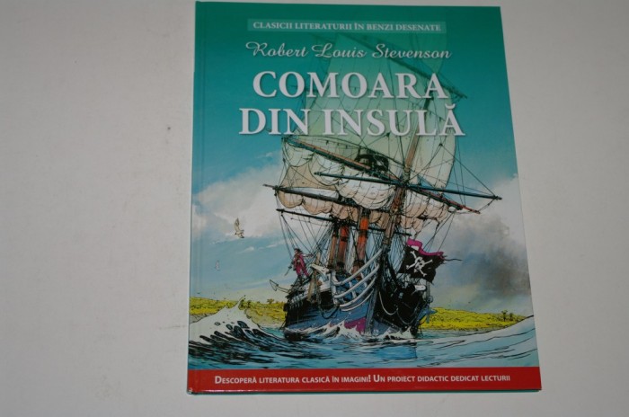Comoara din insula - Robert Louis Stevenson - benzi desenate