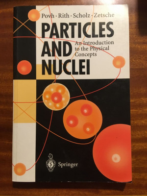 PARTICLES AND NUCLEI An introduction to the Physical Concepts - Povh Rith (1995) foto