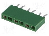 Conector 6 pini, seria HV-100, pas pini 2.54mm, TE Connectivity - 215297-6