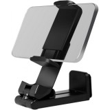 SUPORT de birou LOGILINK pt. smartphone, suporta dimensiuni 4.7-6.9&quot;, plastic, pliabil, rotatie 360 gr., fixare clema, negru, &quot;AA0169&quot;