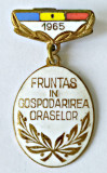 INSIGNA FRUNTAS IN GOSPODARIREA ORASULUI 1965