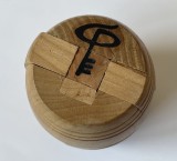 PUZZLE de forma unui butoi din lemn