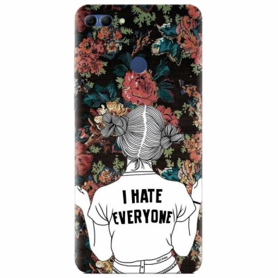 Husa silicon pentru Huawei Y9 2018, I Hate Everyone foto