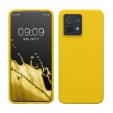 Husa Kwmobile pentru Motorola Moto G84, Galben, Silicon, KWM000022NO007C, Carcasa