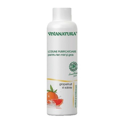 Lotiune Purificatoare Ten Mixt si Gras Viva Natura 150ml foto