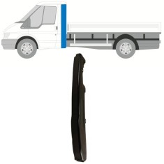 Colt panou spate Ford Transit (V184/5) 05.2000-04.2006, Transit/Tourneo (V347/8) 05.2006-04.2013, spate, stanga, metal galvanizat; Cabina Dubla