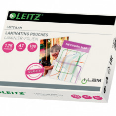 Folie Laminare Leitz, La Cald, A7, 125 Mic, 100 Buc/set