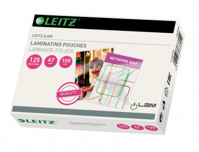 Folie Laminare Leitz, La Cald, A7, 125 Mic, 100 Buc/set foto