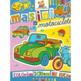 Masini si motociclete. Carte de colorat, Lizuka Educativ