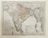 Harta Populatiei Indiene, 1852