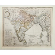 Harta Populatiei Indiene, 1852