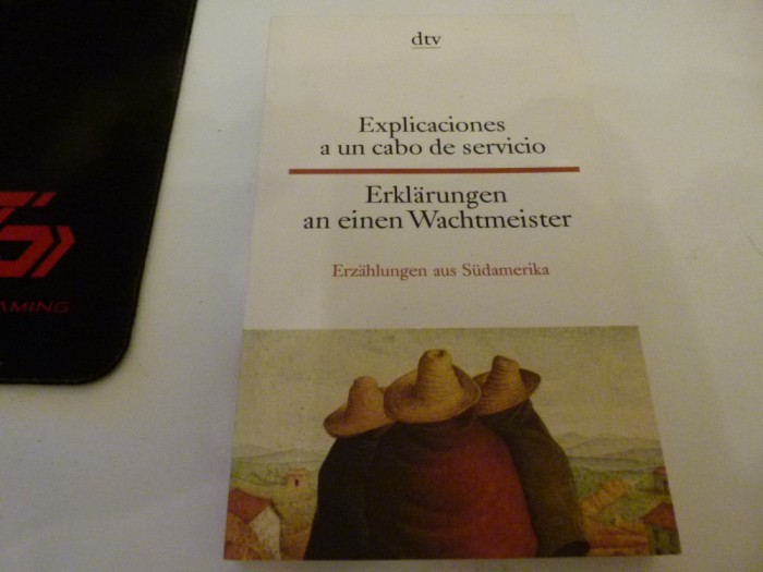 Explicatiile unui paznic , bilingv spaniol -germana