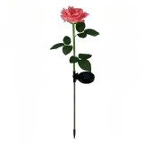 Lampa Solara LED tip Trandafir cu o floare pentru Gradina, Inaltime 75 cm, eMazing