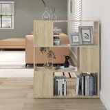 VidaXL Bibliotecă/Separator cameră, stejar sonoma, 80x24x94 cm, PAL