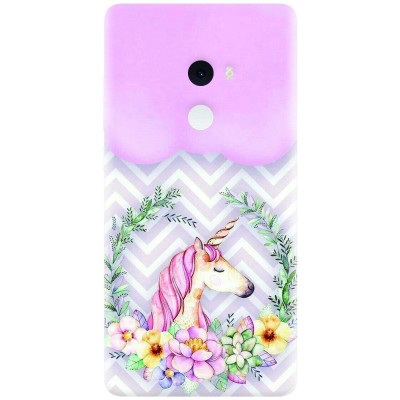 Husa silicon pentru Xiaomi Mi Mix 2, Aesthetic Unicorn foto