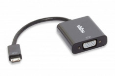 Adapter von hdmi typ c (m) auf vga (f) mit audio und power, , foto